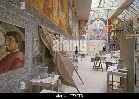 École Nationale Supérieure des Beaux-Arts Ensb-a National School of Fine Arts in einem ehemaligen Kloster St.Germain Paris Frankreich Euro Stockfoto