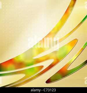 Abstrakte Vorlage mit hellen Color line Stockfoto