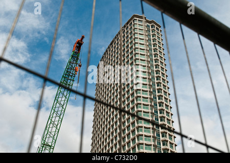 Centre Point Tottenham Court Road Station Wiederentwicklung Baustelle, London, UK Stockfoto