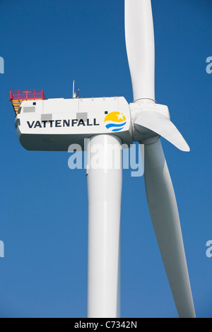 Ormonde Offshore-Windparks deren 5 MW-Turbinen die mächtigsten der Welt sind. Stockfoto