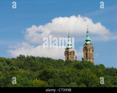 Basilika der Vierzehn Nothelfer, in der Nähe von Bad Staffelstein, Franken, Bayern, Deutschland Stockfoto