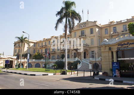 Winter Palace Hotel, Luxor, Ägypten. Stockfoto