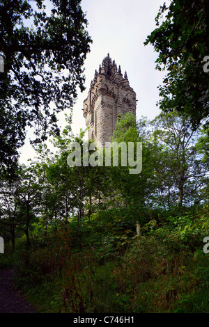 Wallace Nationaldenkmal Abbey Craig Stirling Scotland Stockfoto