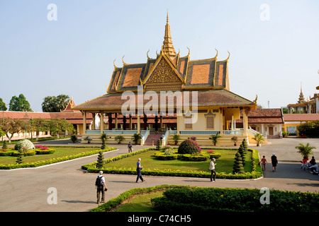 Der königliche Palast ein Pavillon auf dem Palast erdet Phnom Penh Kambodscha Stockfoto