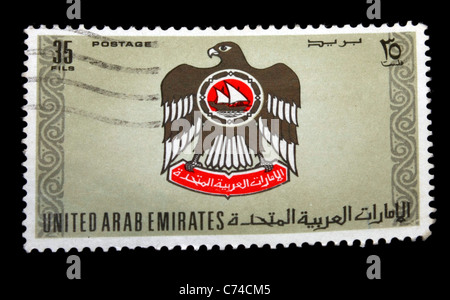 Vereinigte Arabische Emirate-Briefmarke Stockfoto