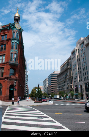 Die Sun Trust Bank Gebäude an der Ecke des 15. Street NW und New York Avenue in Washington DC, Vereinigte Staaten von Amerika Stockfoto