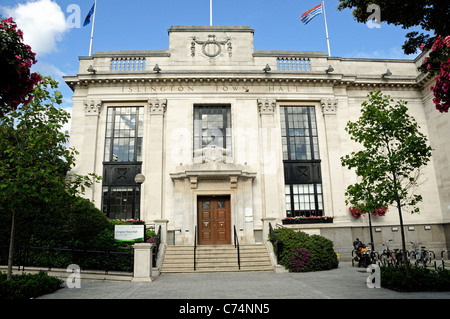 Islington Town Hall Upper Street London England UK Stockfoto