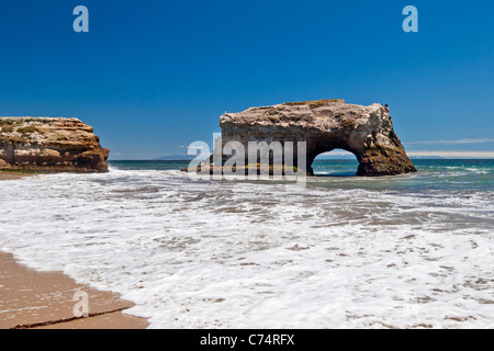 Natural Bridges State Beach in Santa Cruz, Kalifornien. Stockfoto