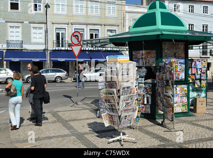 Rua de Belém-Lissabon-Portugal Stockfoto