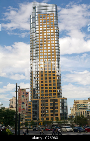 Die Oro-Luxus-Eigentumswohnung im Herzen von Brooklyn in New York Stockfoto