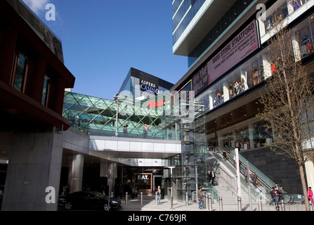 Westfield Stratford City Shopping Centre, London - Haupteingang Stockfoto