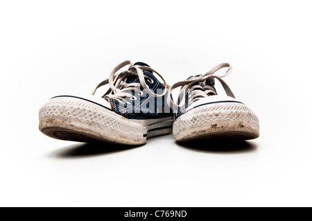 Converse Chuck Taylor ein Star Sneakers auf weißem Hintergrund Stockfoto