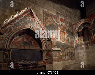 Innenraum der Kapelle des St. Matrin in alten Kathedrale von Salamanca. Spanien. Stockfoto