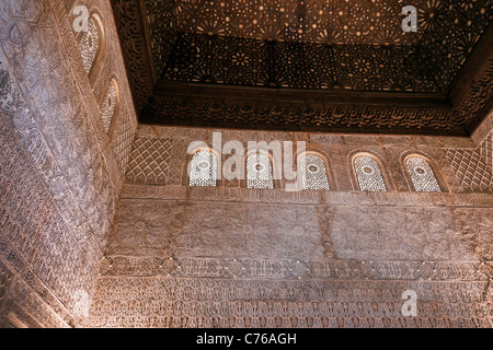 Comares Hall, die Alhambra, Granada, Spanien Stockfoto