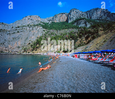 Strand von Maratea, Basilikata, Italien Stockfoto