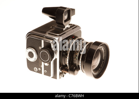 Ein original 1954 Hasselblad supreme Classic Weitwinkelkamera. Mittelformat-Film mit Optoical Sucher angebracht Stockfoto