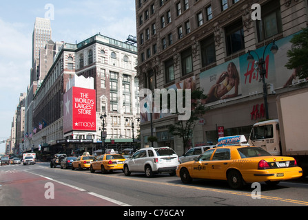 34th St in New York, USA Stockfoto