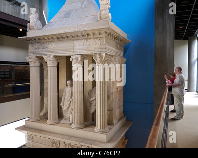 Das Grab des Poblicius auf das Römisch-Germanische Museum in Köln Stockfoto