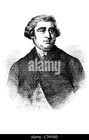 Porträt Charles James Fox The Honourable britische Whig Staatsmann Parlament parlamentarischen Laufbahn Erzrivale William Pitt der Stockfoto