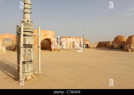 Die Kulisse für den Film Star Wars in Tunesien Stockfoto