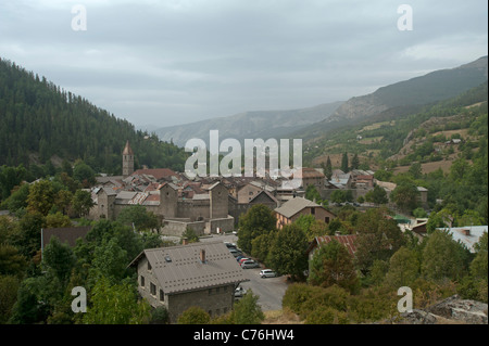 Colmars-les-Alpes Alpes-de-Haute-Provence Frankreich Stockfoto