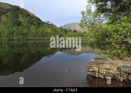 Scenic Glanmore Lake auf der Beara Halbinsel, Co Kerry, Irland Rep. Stockfoto