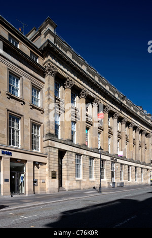 Die beeindruckende Architektur von Grey Street, Newcastle upon Tyne Stockfoto