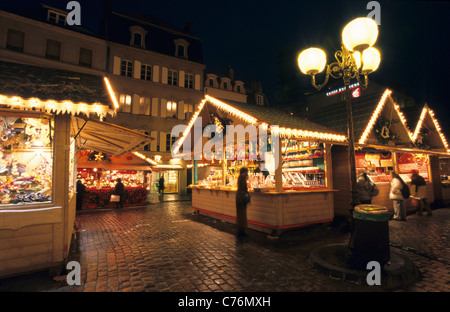 Christmas Market PLace St Louis, Metz, Lothringen, Frankreich Stockfoto