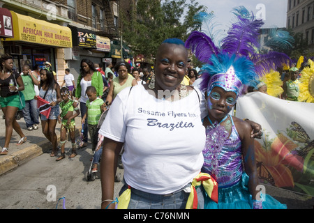 2011; Westindischen/Karibik Kiddies Parade, Crown Heights, Brooklyn, New York. Stockfoto