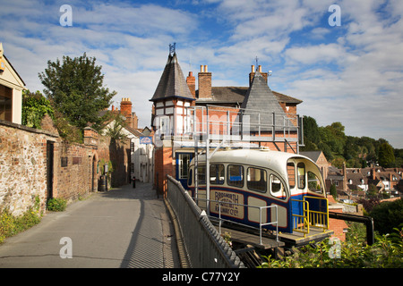 Cliff Railway Bridgnorth Shropshire England Stockfoto