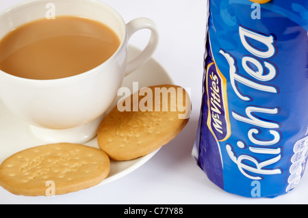 MC Panoramafahrten Rich Tea biscuits Stockfoto