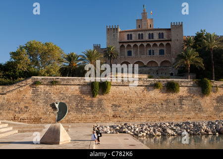 Almudaina Palast, Palma De Mallorca-Mallorca, Spanien Stockfoto