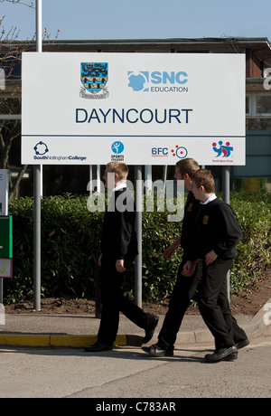 Dayncourt Schule in Radcliffe-on-Trent Nottingham Stockfoto