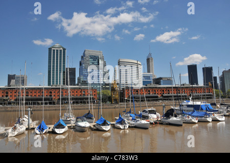 marina Puerto Madero, Buenos-Aires, Argentinien Stockfoto