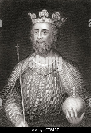 Edward II, 1284 – 1327, aka Edward von Caernarfon. König von England. Stockfoto