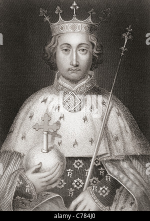 Richard II, 1367 – 1400. König von England. Stockfoto