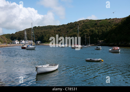 Solva in Pembrokeshire, Wales, UK Stockfoto