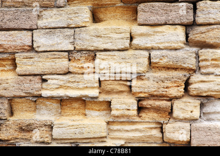 Textur der alten Sand Stein, Hintergrund Stockfoto