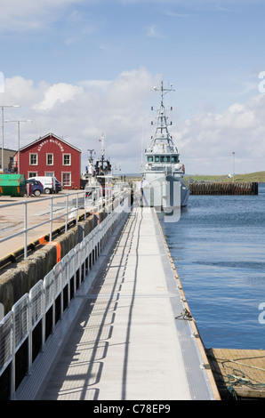 Lerwick Shetland-Inseln Schottland UK Border Agency HM Customs and Excise Patrol Fräser HMC wachsam am Albert Wharf. Stockfoto