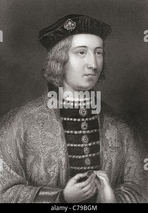 Eduard IV., 1442 – 1483. König von England. Stockfoto