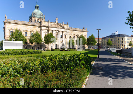 Bundesverwaltungsgericht in Leipzig, Sachsen, Deutschland, Europa Stockfoto