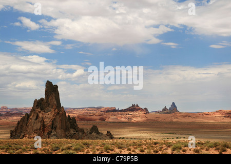 Wüstenlandschaft im Navajo Reservat, Northern Arizona Stockfoto