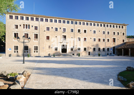 Lluc Kloster, El Santuari Lluc, Wallfahrtskirche und Unterkunft für Pilger, Escorca, Mallorca, Balearen, Spanien Stockfoto