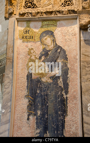 Türkei, Istanbul. Historic 3. Jahrhundert byzantinischen Chora-Klosters (aka Kariye Muzesi oder Kirche des Heiligen Erlösers). Stockfoto