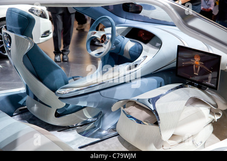 Neue Mercedes-Benz Concept Car F125 auf der IAA 2011 International Motor Show Frankfurt am Main, Deutschland Stockfoto