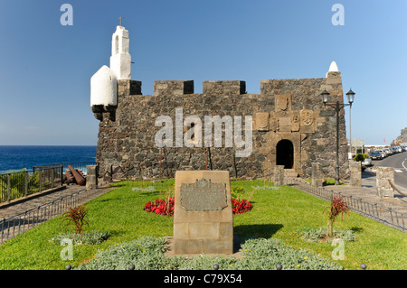 Fort Castillo de San Miguel, Garachico, Teneriffa, Kanarische Inseln, Spanien, Europa Stockfoto