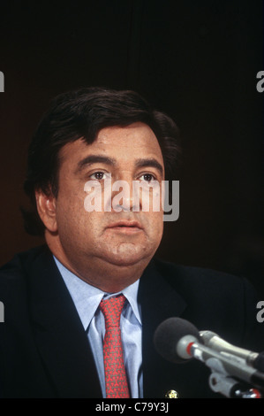 Rep Bill Richardson bei Anhörungen zur Bestätigung als UN-Botschafter 29. Januar 1997 in Washington, DC. Stockfoto