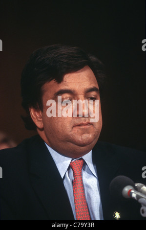 Rep Bill Richardson bei Anhörungen zur Bestätigung als UN-Botschafter 29. Januar 1997 in Washington, DC. Stockfoto