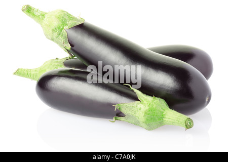 Aubergine oder Aubergine Stockfoto