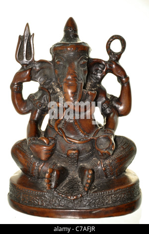 Elefant Hindu-Gottheit geleitet Stockfoto